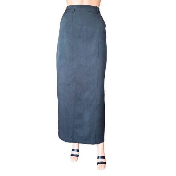NWT Beulah Style Black Maxi Skirt - Picture 2 of 6